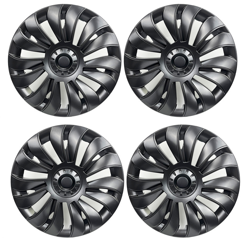 

For Tesla Model Y 4PCS Hub Cap Performance Replacement Wheel Cap 19 Inch Automobile Hubcap Full Cover Accessories 2021 2022