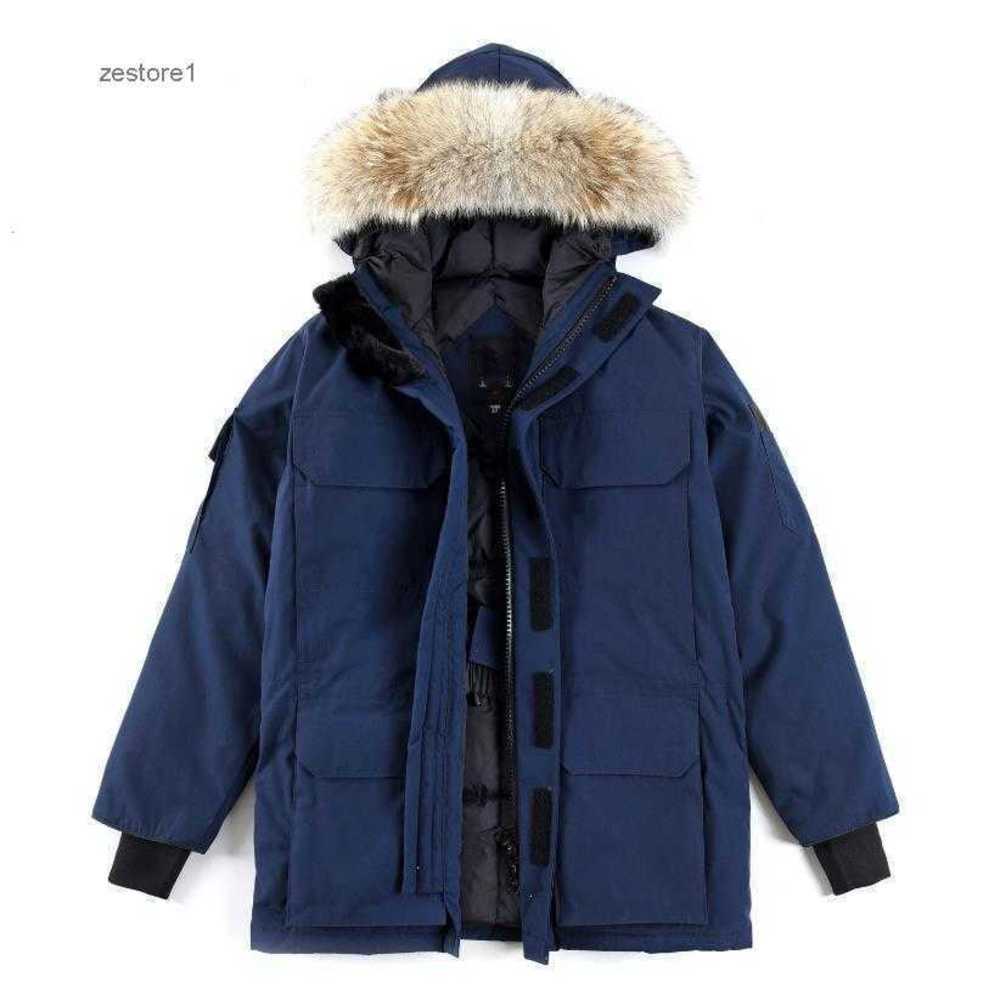 

Men's Down Parkas Canada Fashion-top Quality Winter Mens Canadian Parka Coats Fusion Bonnet Coat Warm Goode Womens Beige Blue Jacket 157 Fwqi
