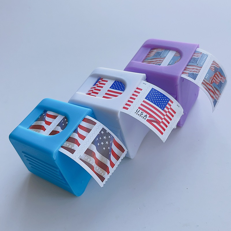 

Stamp Dispenser Holder With a roll of 100 Organization of Mail Supplies 202003