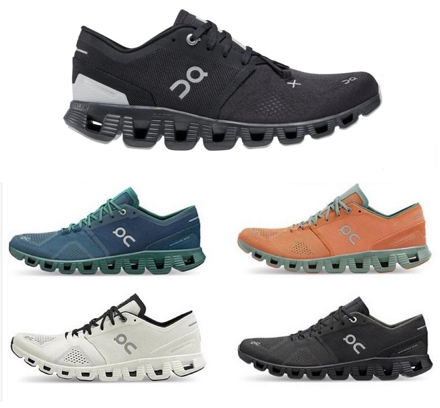 

On Cloud X3 Federer Running Shoes Workout and Cross Training Shoe yakuda Store Run Men Boys Women Girls Runners Sneakers damping, Orange/sea