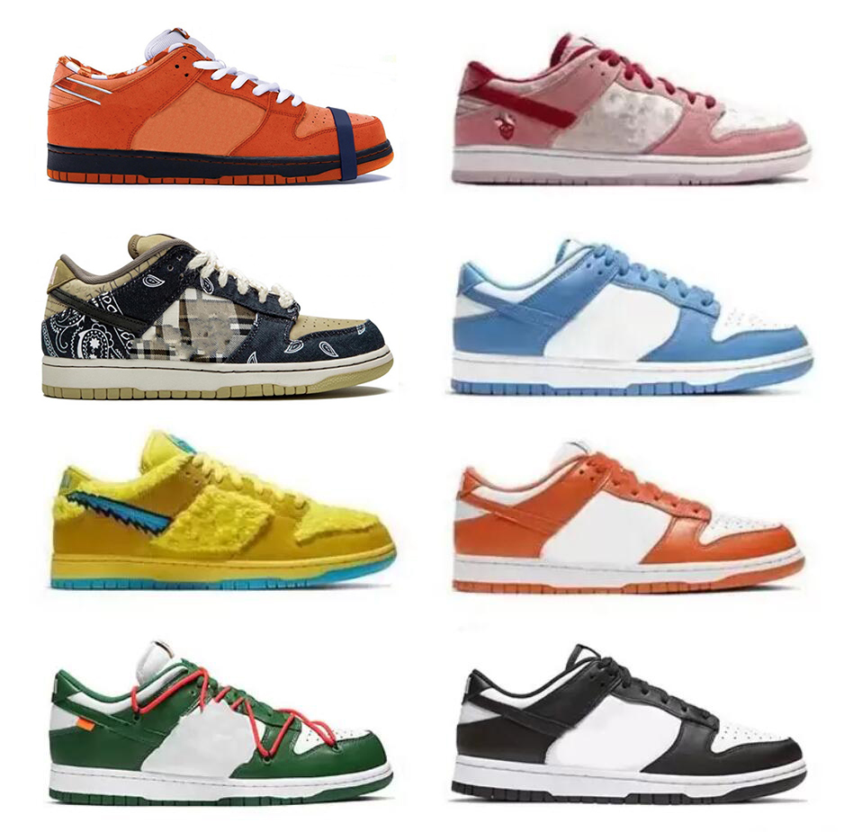 

Authentic Dunks Kentucky Chunky Concepts Orange Lobster Shoes Syracuse Black White Panda Chicago University Blue union unc Men Women Sports Outdoor Sneakers, 29
