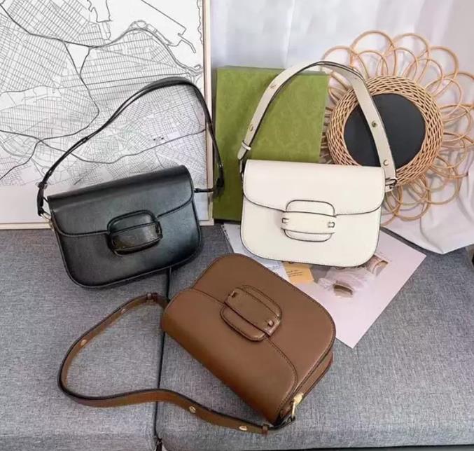 2022 nouvelle mode sac à main dame luxe designer sacs cheval femmes sac à main sous les bras épaule véritable patern