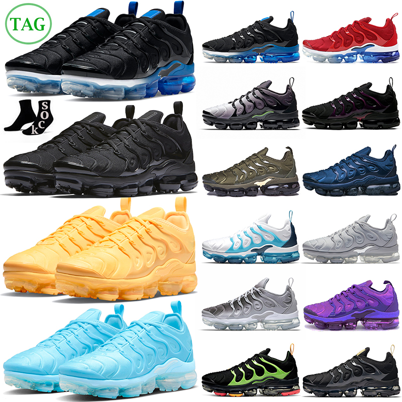 

tn plus running shoes men women triple black white red wolf grey usa atlanta neon yolk bubblegum mens trainers tns outdoor sports sneakers walking jogging discount, 36-47 coquettish purple