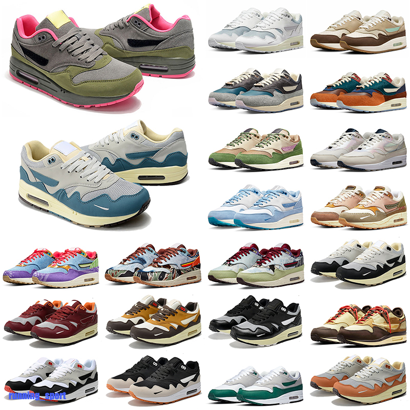 

2023 Trainers Patta Waves 1 Running Shoes Women Mens Monarch Noise Aqua Maroon Black Cactus Jack 87 Baroque Brown Saturn Gold Cave Stone 1s Sports Sneakers, Color 24
