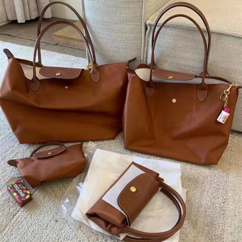 

Luxury Women Long Mullet Evening Bag Embroidered Designer Large Capacity Shoulder Lc Shopping Bag Waterproof Toth Mommy Nylon Bags 46x31x30