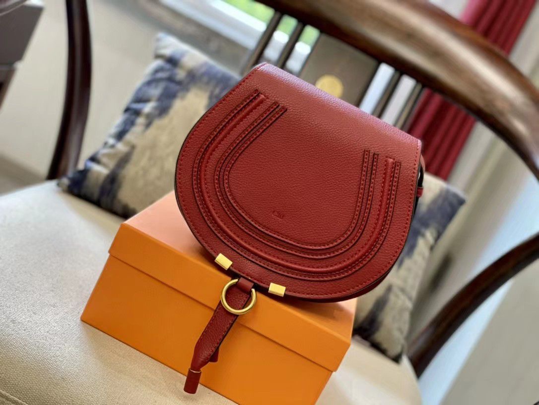 

Luxury Women's Designer tote Bag clutch vintage saddles leather Hobo Classic crossbody messenger handbag mens shoulder woman satchel Bags, Burgundy