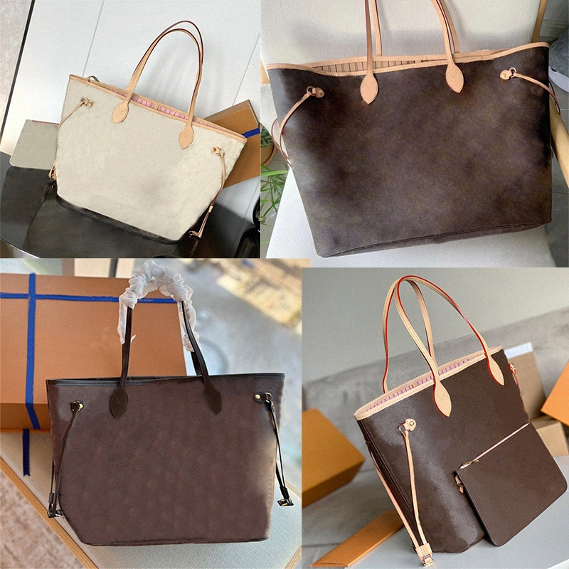 

Designer Fashion Neverfull MM GM Womens Embossed Neverfulls Shopping Bags Classic Full Handbags Leather Never Luxury Tote Handbag Bag Fulls, 26