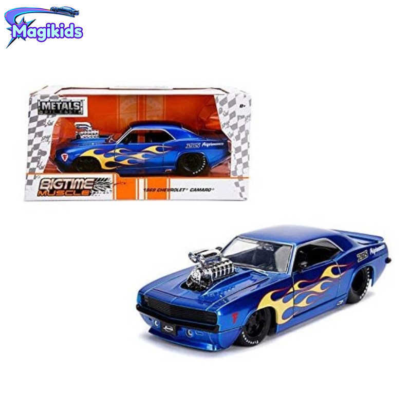

Electric/RC Car 1 24 1969 Chevrolet Camaro modified retro muscle car High Simulation Diecast Metal CHEVY BLAZER Alloy Model Collection T221214