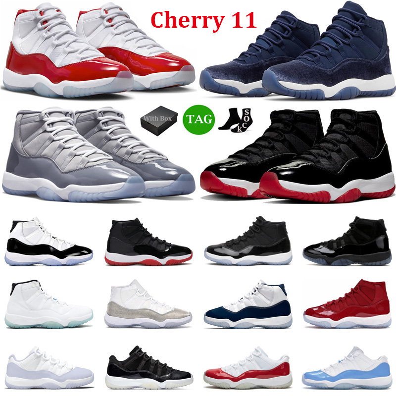

Cherry 11 Basketball Shoes Men Women Jumpman 11s Midnight Navy Cool Grey 25th Anniversary 72-10 Bred Pure Violet Mens Trainers Sport Sneakers, #8