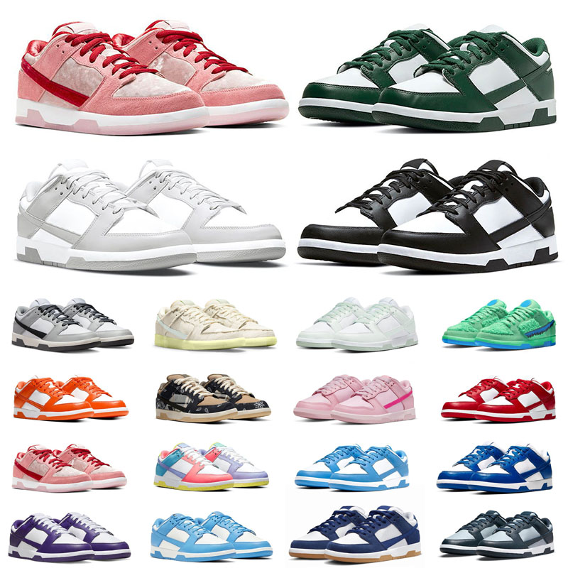 

Running shoes low Panda triple pink Grey Fog Syracuse Team Green Medium Olive UNC Georgetown Malachite sail walking jogging sneakers trainers size 36-47, #15