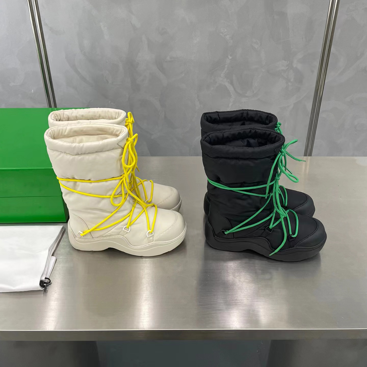 

2023 Fashion snow Knee boots Designer Women Keep warm Boots Casual Shoes Winter Warms Girls Hiking Shoe Outdoor Green Ankle Boot