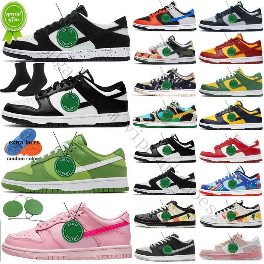 

2023 OG off Authentic lows sb shoes mens womens size 13 Chlorophyll Safari Mix Black Panda white x Triple Pink shoes lot 01 09 49 50 OF 50 Pure, Box