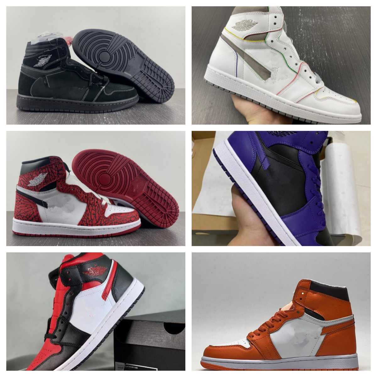 Chaussures de designer Basketball 1s Jumpman 1 High Og 3m Zoom CMFT Hare Eastside Golf High Twist 2.0 révélé