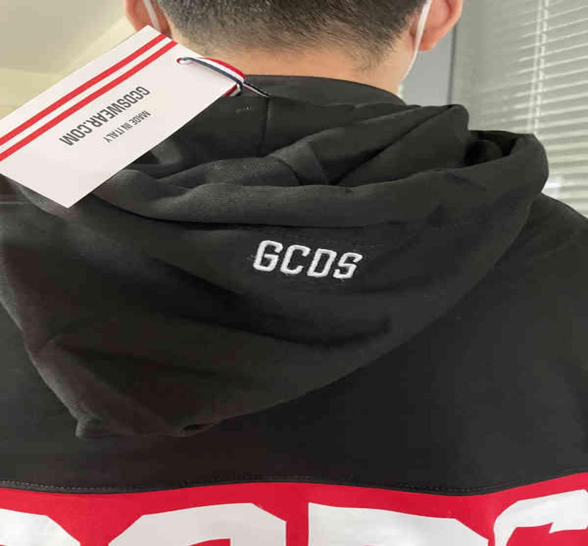 

2022 Fashion GCDS Hoodies Men Sweater Hoodie Long Sleeve Caasual Sweatshirt Letter Autumn Spring Unisex Thin Breathable Quality xw7111906, White