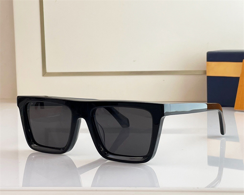 

Fashion luxury designer 1810 Bloom square sunglasses mens vintage simple plate glasses outdoor avant-garde leisure style eyewear Anti-Ultraviolet come with case