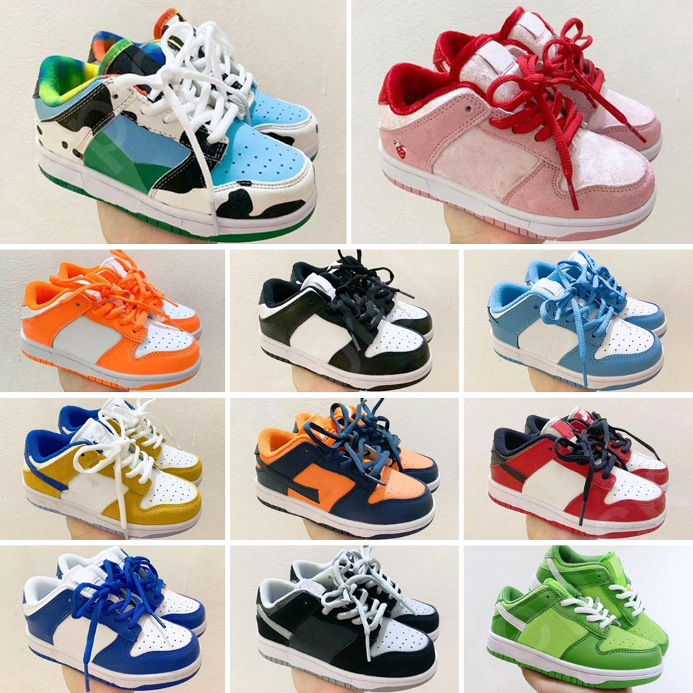

Excellent 2023 SB Chunky Kids Shoes Low Sports Outdoor Athletic UNC Black children White Boys Girls Casual Fashion Sneakers Kid Walking Toddler Sneakers 25-35, As shown here