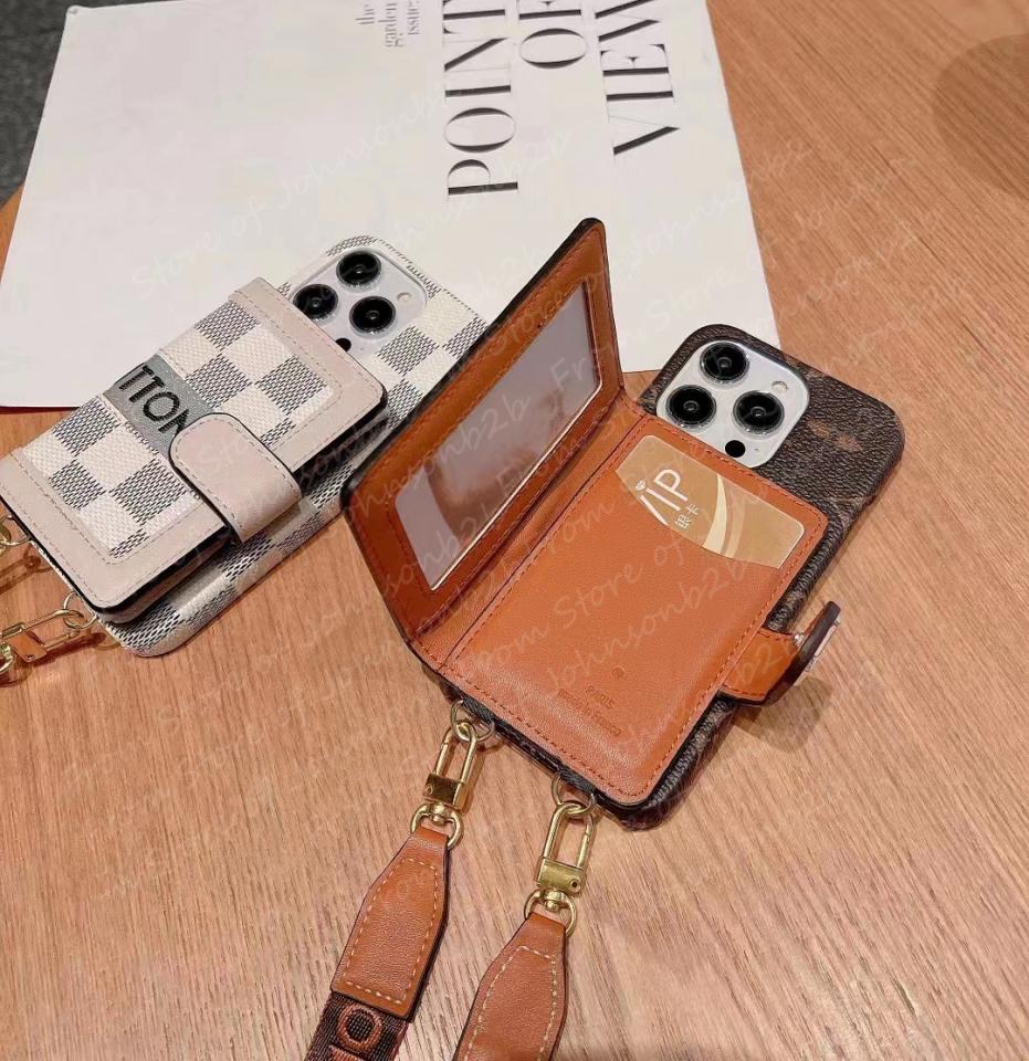 

Designer Crossbody Card Wallet Phone Cases for iPhone 14 13 12 11 Pro Max 14promax 13promax 14pro 14plus 13pro 12pro X XR XS 7 8 P6663381, #2