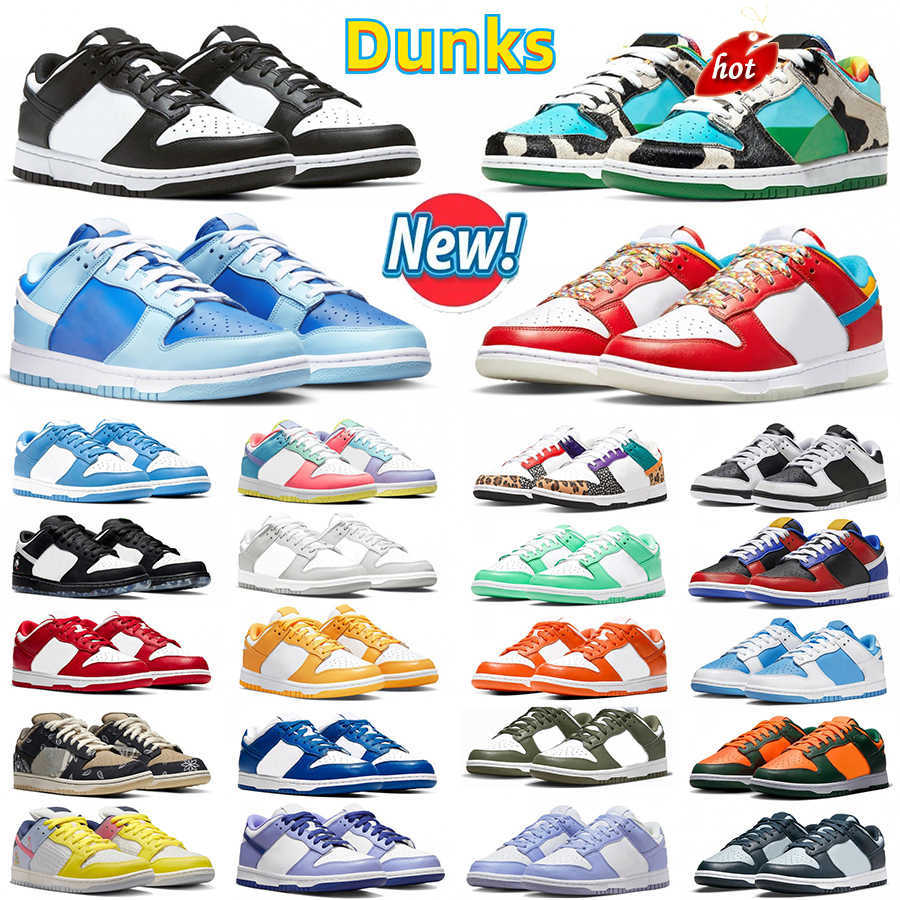 

AMG OG 2023 Dunks Low Men Shoes SB Retro Designer Women Sneakers Argon White Black Panda Pigeon UNC University Red Grey Fog Chunky Dunky Mens, #39 court purple
