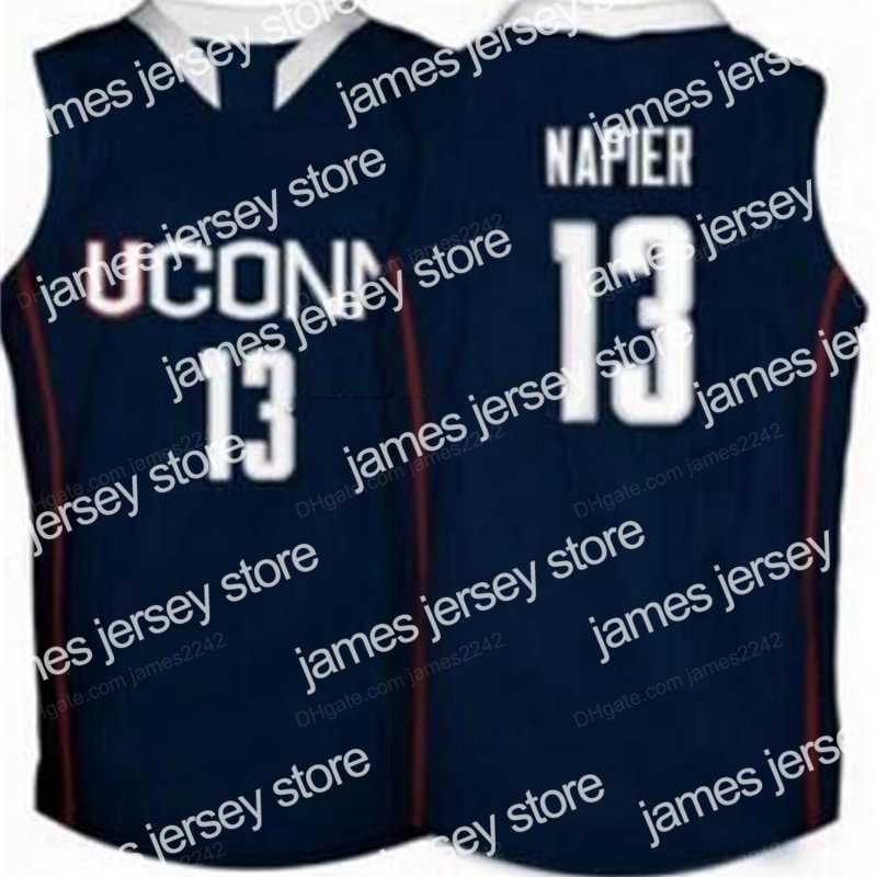 

Basketball Jerseys Custom #13 SHABAZZ NAPIER College Basketball Jersey Men's Stitched White Blue Any Size 2XS-5XL Name And Number Top Quality