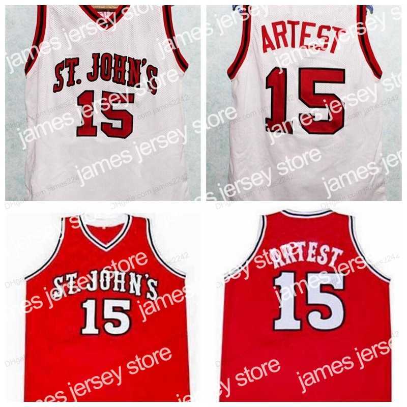 

Basketball Jerseys Custom Retro RON ARTEST College Basketball Jersey Men's Stitched White Red Any Size 2XS-5XL Name And Number Top Quality