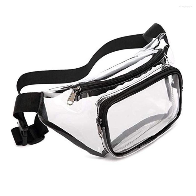 

Waist Bags Women Fanny Pack Veckle Clear Waterproof Cute Bag Purse Transparent Adjustable Belt For Travel Beach, Picture shown