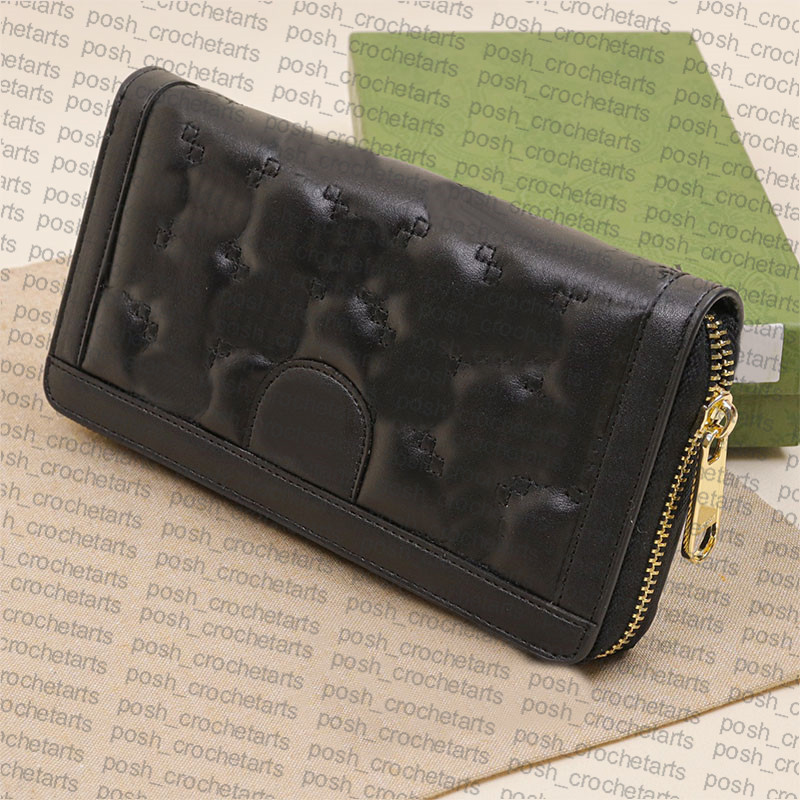 

Genuine Leather Zippy Wallet Sold with Box Quilted Leather Wallets Solid Color, Pink