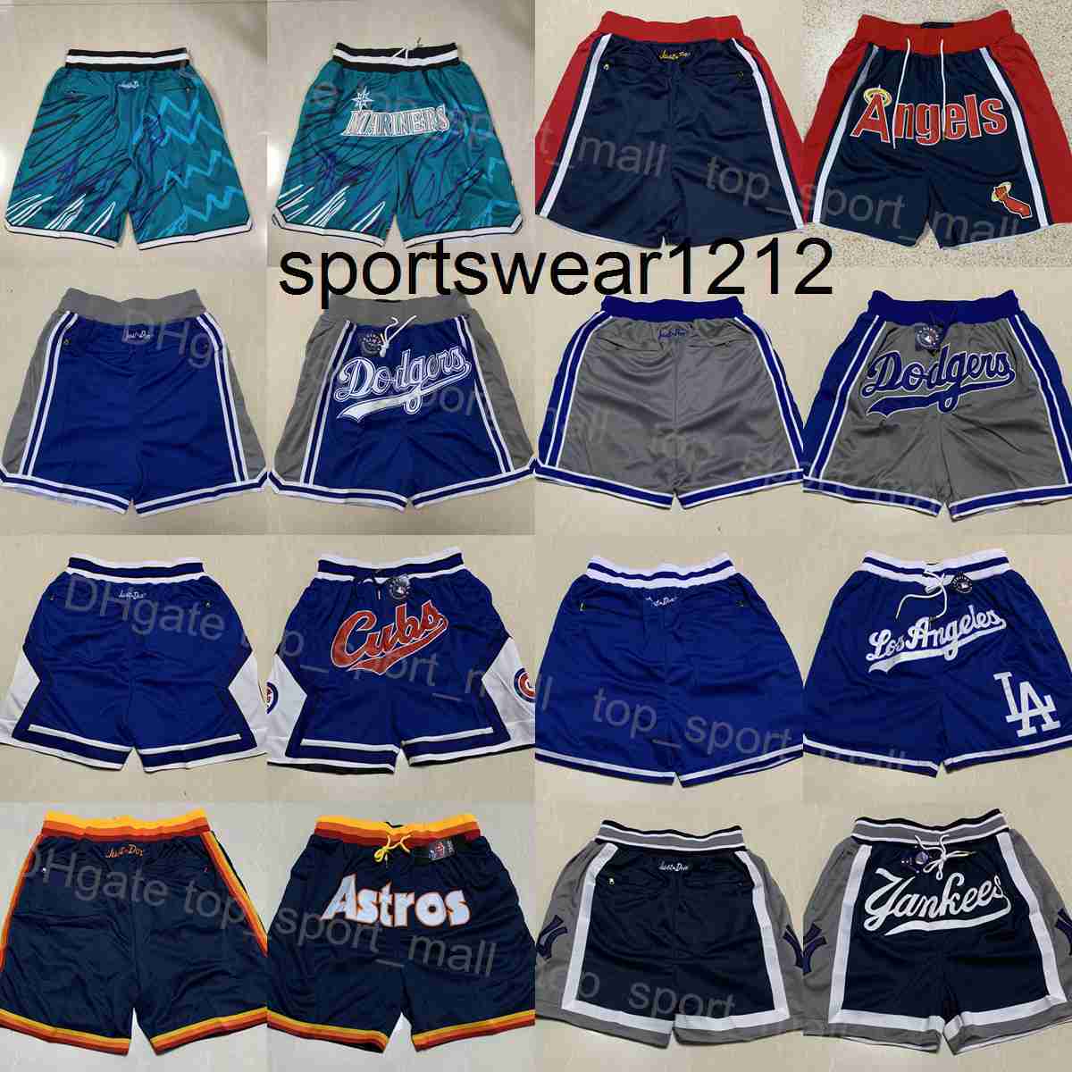 

Men Baseball Shorts Just Don Wear Hip Pop Sport Pant Pocket Zipper For Sport Fans Running HipPop Sweatpants All Stitched Carlton Fisk, Grey
