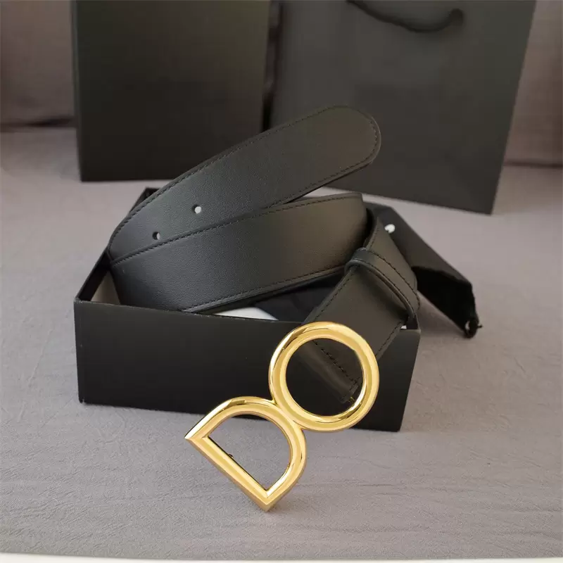 

Luxury Genuine Leather Belts For Women Mens Designer Cowskin Belts Woman Gold Silver Buckle Belt Waistband Cintura Ceinture Girdle 2212153D, Width:3.0cm