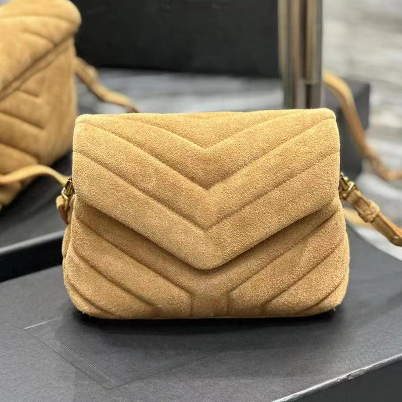 

Puffer Toy Bag In Quilted Loulou Toy Strap Bags Matelasse Y Leather Luxury Designer Women's Medium Wallet Small Size Crossbody Shoulder Velvet Handbags Purses