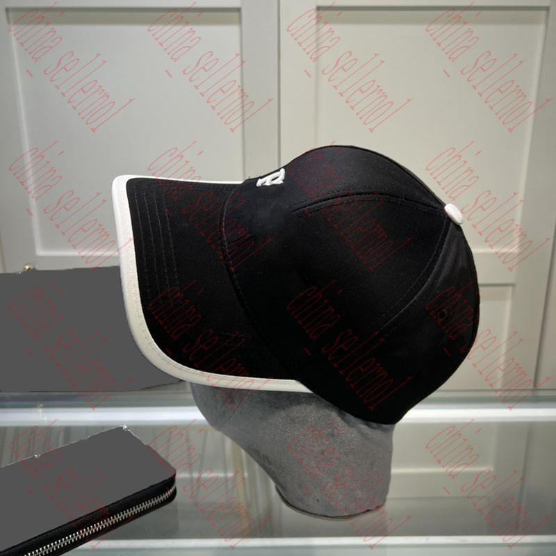 

Ball Caps fashion black and white baseball cap letter Designer Caps