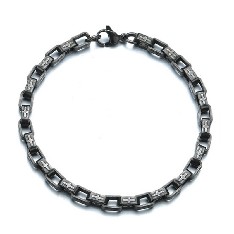 

bracelet jewelry designer stone tennis bracelets bangle charms womens hipster cool vintage necklace stainless steel character punk men chunky hip hop cross chain