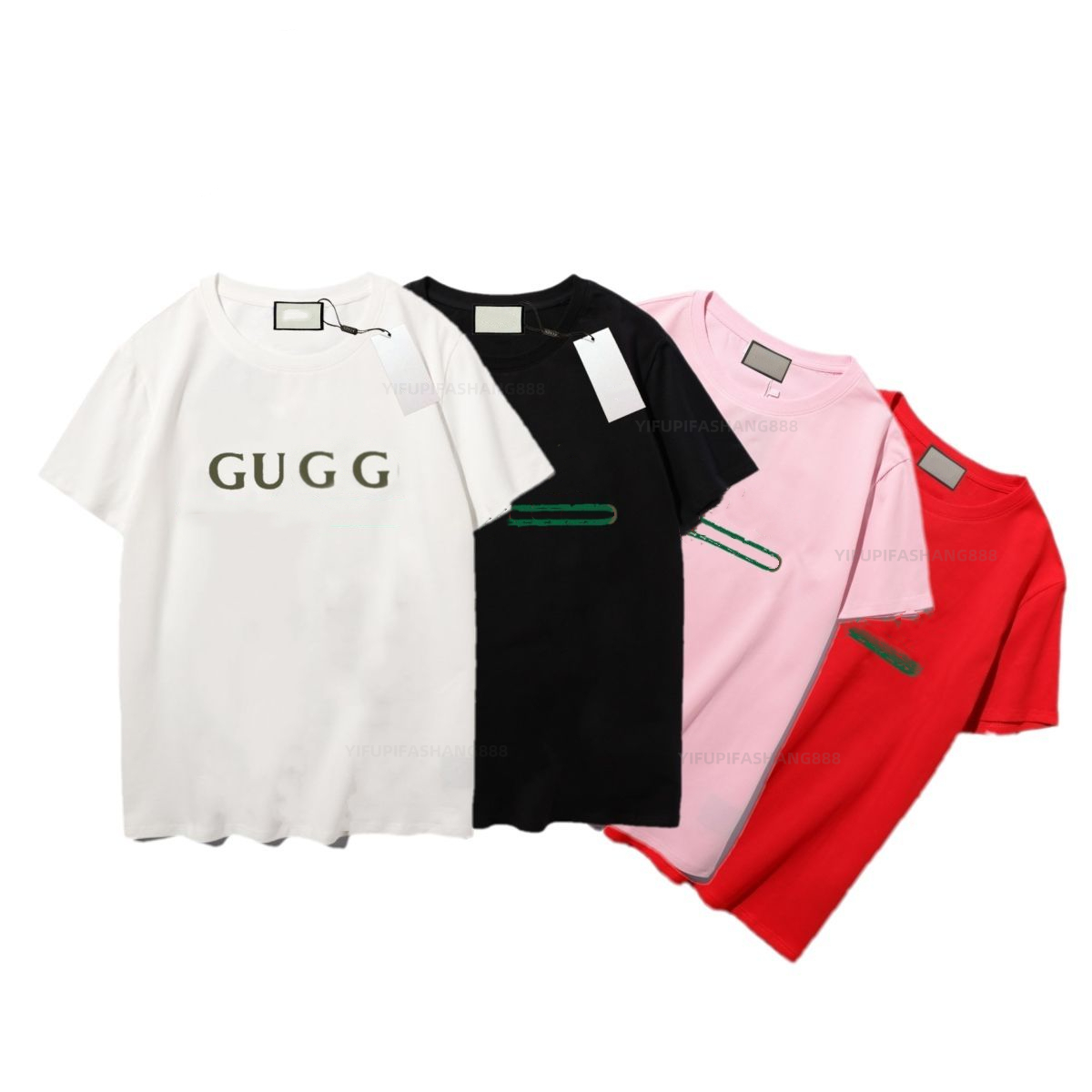 GU women T Shirt Men's designer luxuryClothing Spring summer pure cotton Round collar short sleeve t-shirt hoodie Plus-size 3XL 4XL 5XL Supp