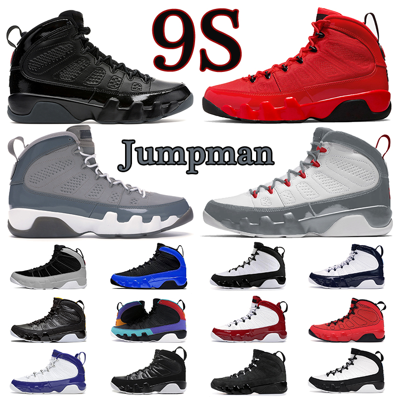 

2023 Top high quality Boots 9 Jumpman 9s men women basketball shoes mens sport sneakers Chile Red Bred Cool Grey Racer Blue outdoor sneaker trainers size 40-47, 40-47 9s anthracite
