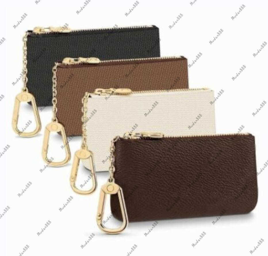 

Top Mens Womens KEY Wallet POUCH POCHETTE CLES Designer Bags Leather Ring Credit Card Holder Coin Purse Mini Purse M62650