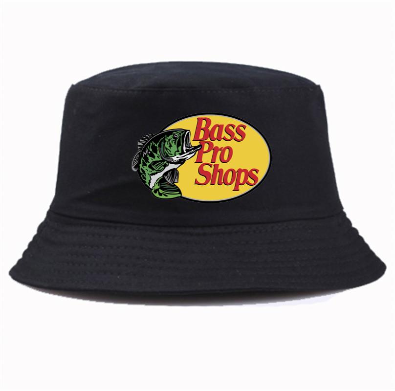 

New Summer cap Unisex Bass Pro Shops Bucket Hats Casual Brand Unisex fisherman hat8973228, Red