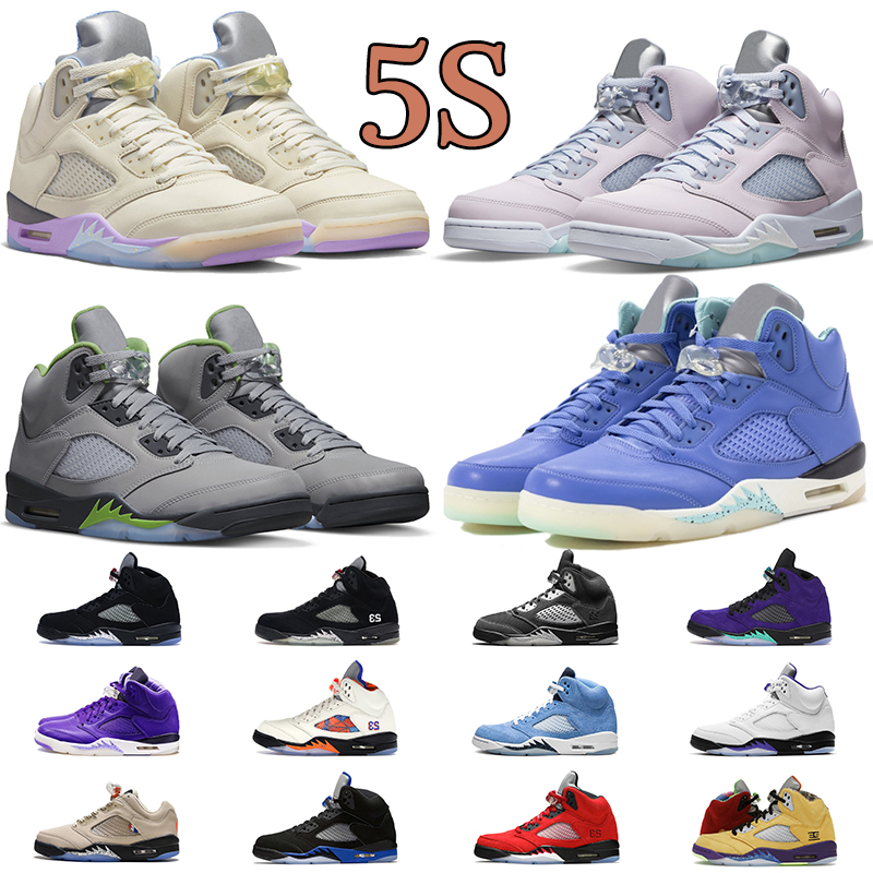 

2023 Top High QualityBoots 5 5s Jumpman basketball shoes men women sport sneaker We The Best Blue Easter Black Metallic Concord UNC Alternate Grape mens sneaker, 5s jade horizon