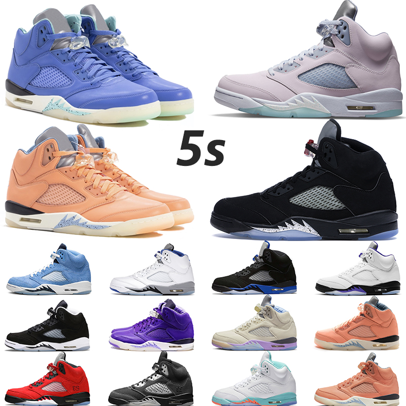 

2023 Top High QualityBoots Jumpman 5s basketball shoes We The Best Pink Orange Black Metallic Fire Red Easter Concord Light Aqua Raging Bull mens womens trainers, Anthracite
