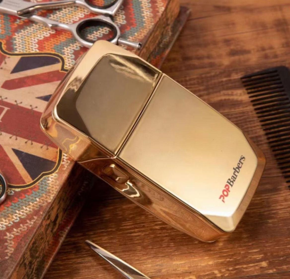 

Professional 9000RPM Pop Barbers P600 Oil Head Electric Hair Clippers Golden Gradient Push Shaver Trimmer 2207071313649