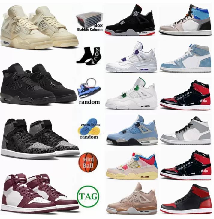 

2023 Jumpman 4 Mens Fashion Basketball Shoes 4s Women Sneakers Military Black Cat White Oreo SIEZ, Lightning