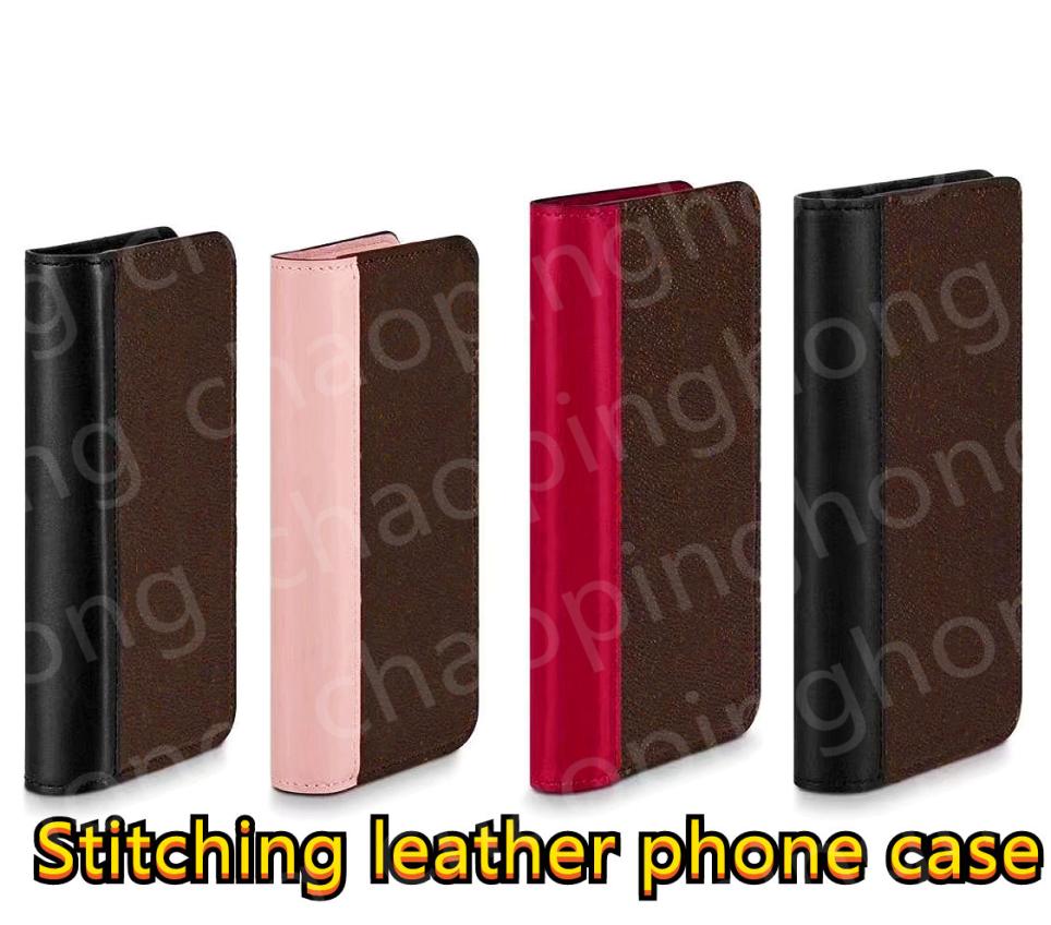 

Luxury Designer Folio Phone Cases For IPhone 13 12 Pro 11Pro X XS Max XR 7 8 Plus Case Monogram Coated Canvas Comes With A Colorfu1140618, 6#+logo