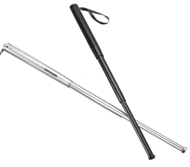 

Self Defense Telescopic Stick Edc Three Section Four Alloy Steel 26 Inch KLRK1057442