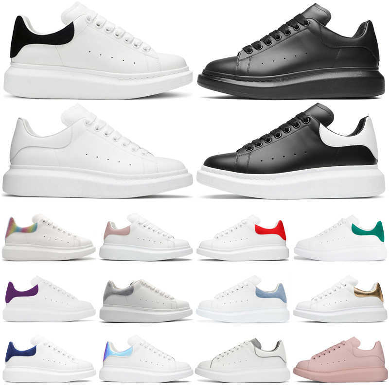 

Designer sneakers men women platform casual shoes Luxury Black Suede Leather Multicolor Reflective Triple White Royal Blue Grey Classic Mens, Black white