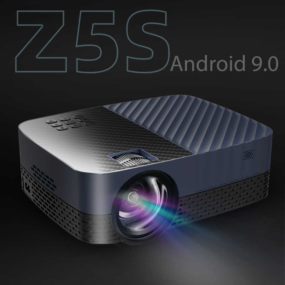 Projectors AUN Z5S Full HD 1080P Projector LED Theater Android 9 TV 1920x1080P MINI Beamer 4k Vidoe Projector for Home Cinema Mobile Phone T22121-image-829511284