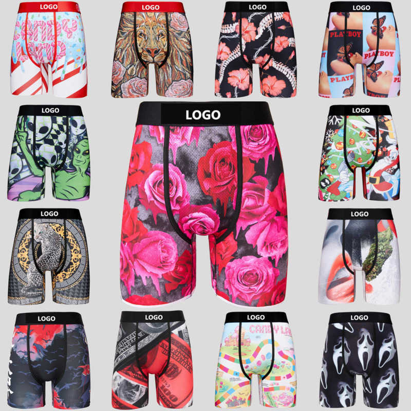 

Designer Summer New Trendy Men Boy Shorts Pants Underwear Unisex Boxers High Quality Quick Dry Underpants With Package Swimwear, P49