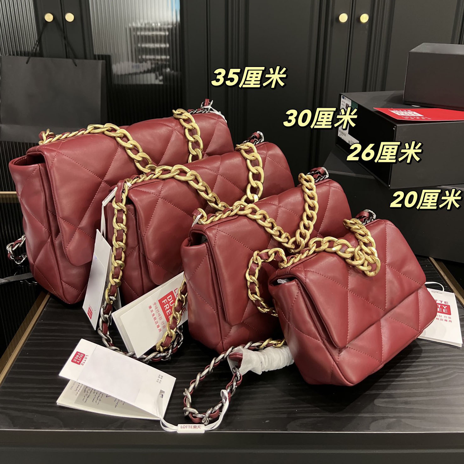 

Classic Lambskin Handbags 19 Flap Bags Matelasse Quilted Gold Silver Hardware Chain Hand Genuine Leather French Street Large Capacity Crossbody Women Designer Bag, Khaki