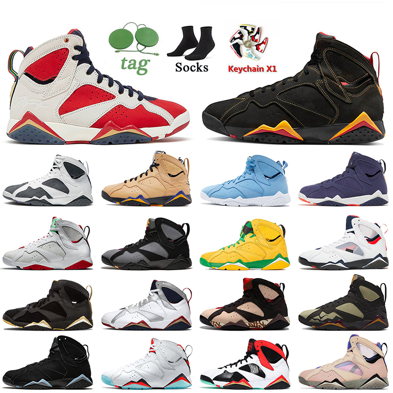 

Jumpman 7 Basketball Shoes 7s Trophy Room Citrus Quai 54 Pantone Sapphire Afrobeats Flint Black Olive Bordeaux Patta Shimmer Women Mens Trainers Sneakers, B34 hare 36-47