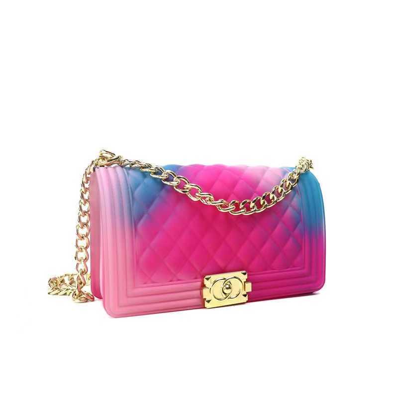 

Famous Brand Designer Bag Women Cross Body Colorful Shoulder Handbags Hand, Silver