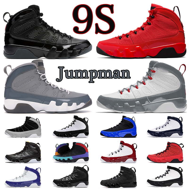 

2023 Top High QualityBoots 9 Jumpman 9s men women basketball shoes mens sport shoe Chile Red Bred Cool Grey Racer Blue outdoor sneakers trainers size 40-47, 40-47 9s anthracite