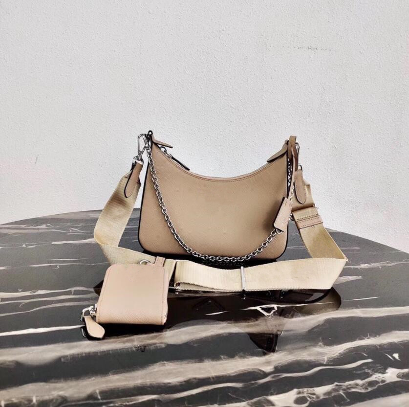 

Woman shoulder bag handbag dessigner women bags original box genuine leather messenger fashion cross body purse ladies phone holder, Pink-silver