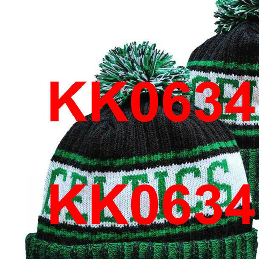 

Men All Team Knitted Cuffed Pom BOS LAC LAK CHI PHHI Beanie Hats Sport Knit Hat Striped Sideline Wool Warm Baseball Beanies Cap Fo313n, 24